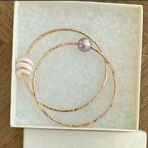 14k Gold Fill Bangles set